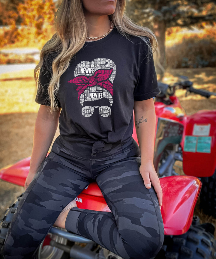 Women's Graphic Tees | Messy Bun Word T-Shirt | Women's Graphic Tees