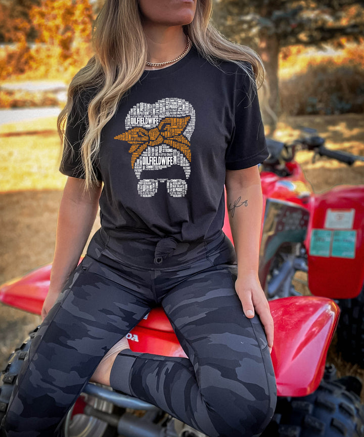 Women's Graphic Tees | Messy Bun Word T-Shirt | Women's Graphic Tees