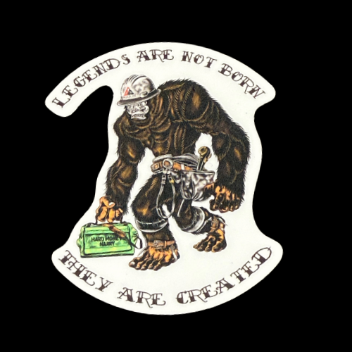 DRAG BAG VINTAGE TATTOO LEGENDS STICKER