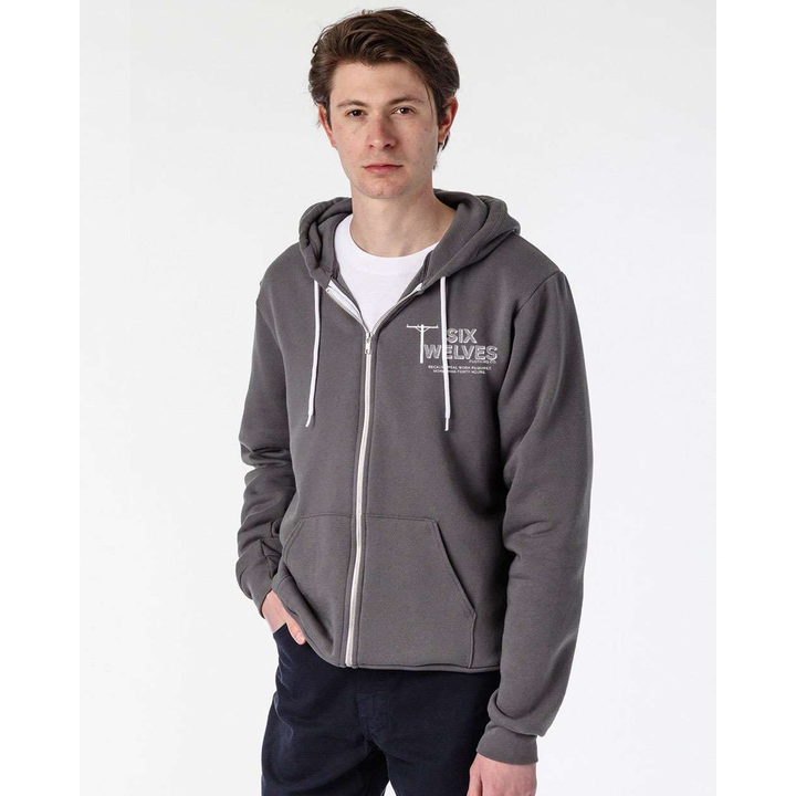 Zip up Graphic Hoodie | Unisex Hoodie | Six Twelves Clothing Co.