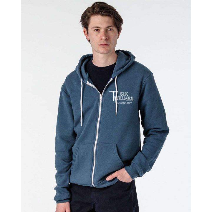 Zip up Graphic Hoodie | Unisex Hoodie | Six Twelves Clothing Co.