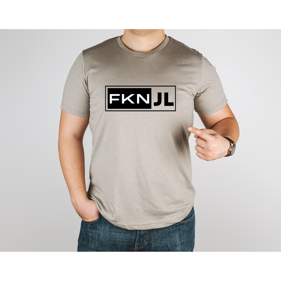 Unisex Grey T-Shirts | Fkn Jl T-Shirt | Six Twelves Clothing Co.