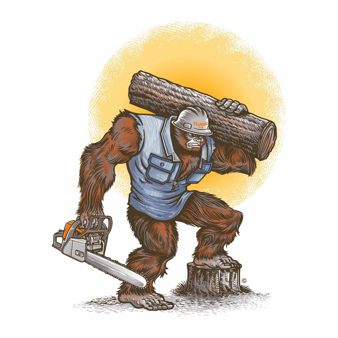 The Logger 3" Hard Hat Sticker