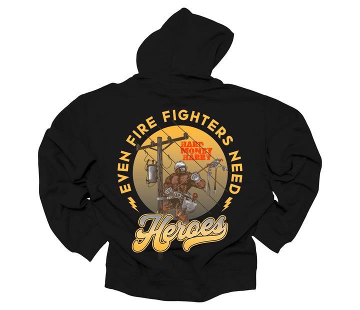 Hard Money Harry Black Hoodie | Six Twelves Clothing Co.