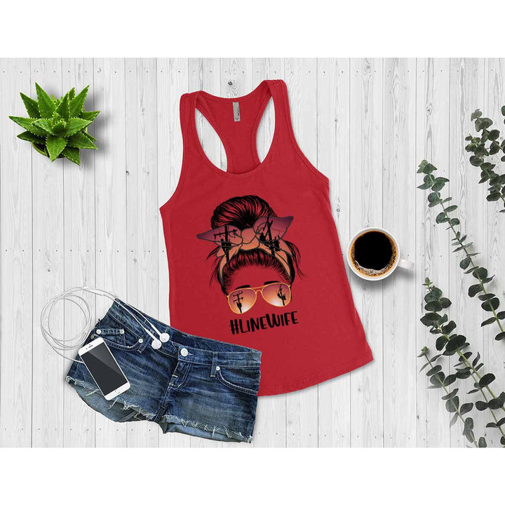 The Messy Bun Linewife Tank