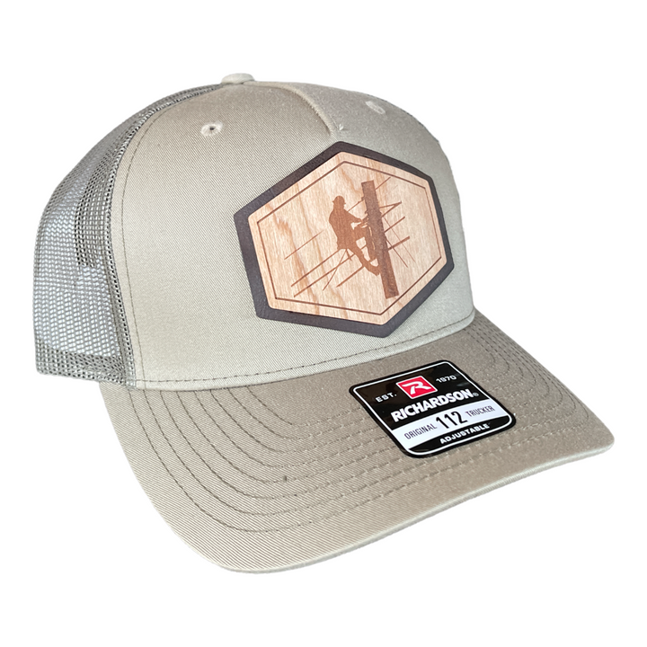 The Lineman Wooden Patch Hat