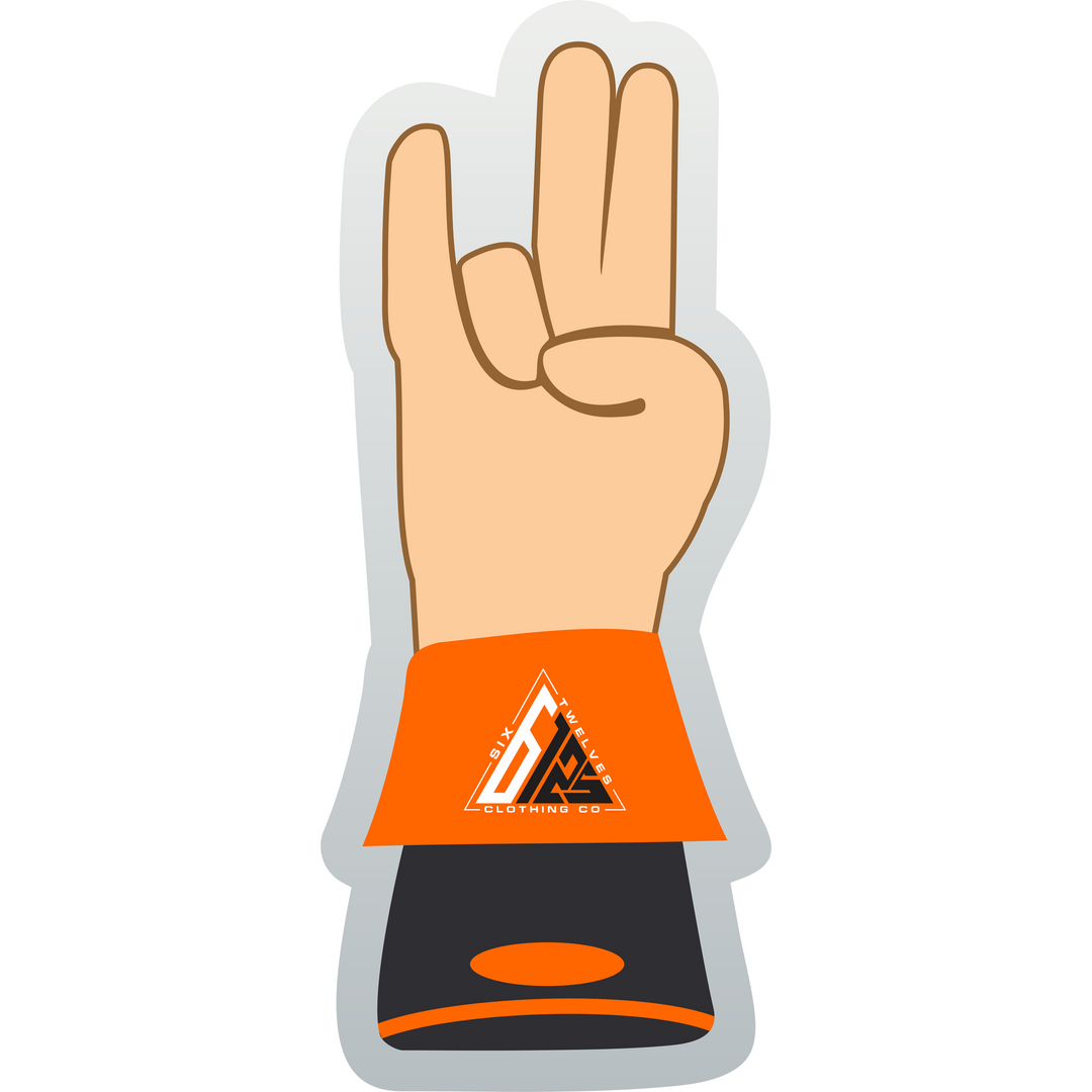 Glove Shocker Stickers | Adhesive Stickers | Six Twelves Clothing Co.