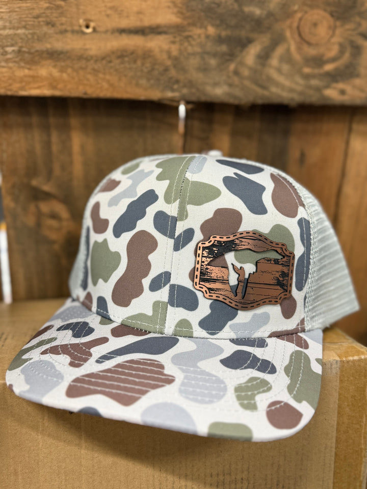 Duck Camo Copper Patch Bird Hunter Hat