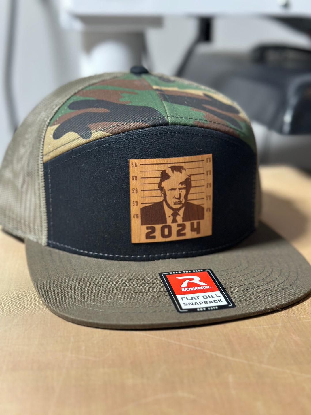 The Mugshot Wooden Patch Hat
