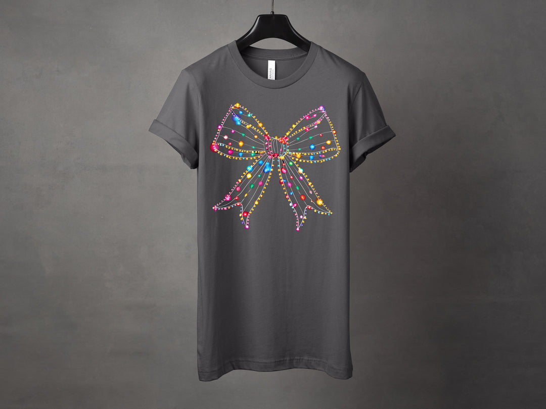 Christmas Light Coquette Graphic Tee and Crewneck