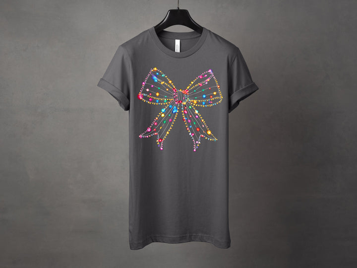 Christmas Light Coquette Graphic Tee and Crewneck