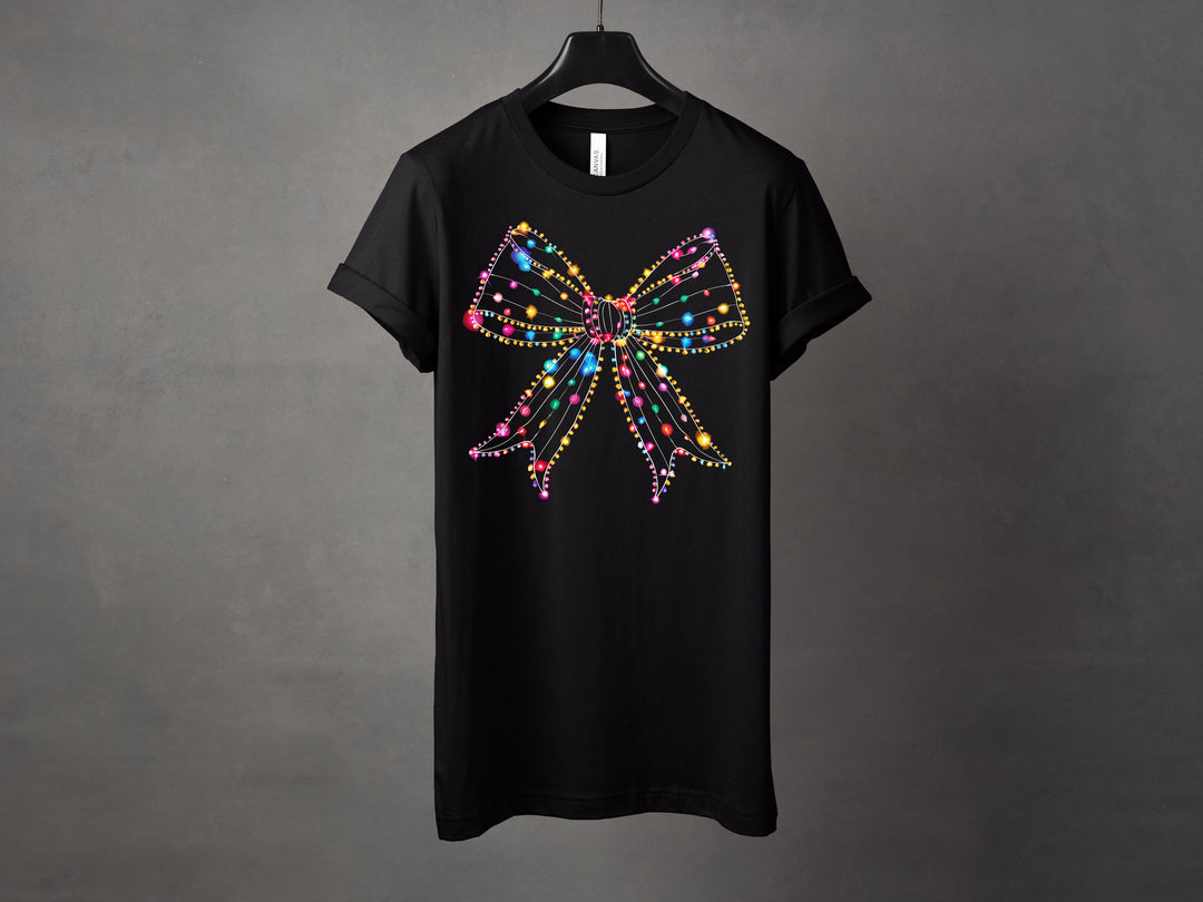 Christmas Light Coquette Graphic Tee and Crewneck