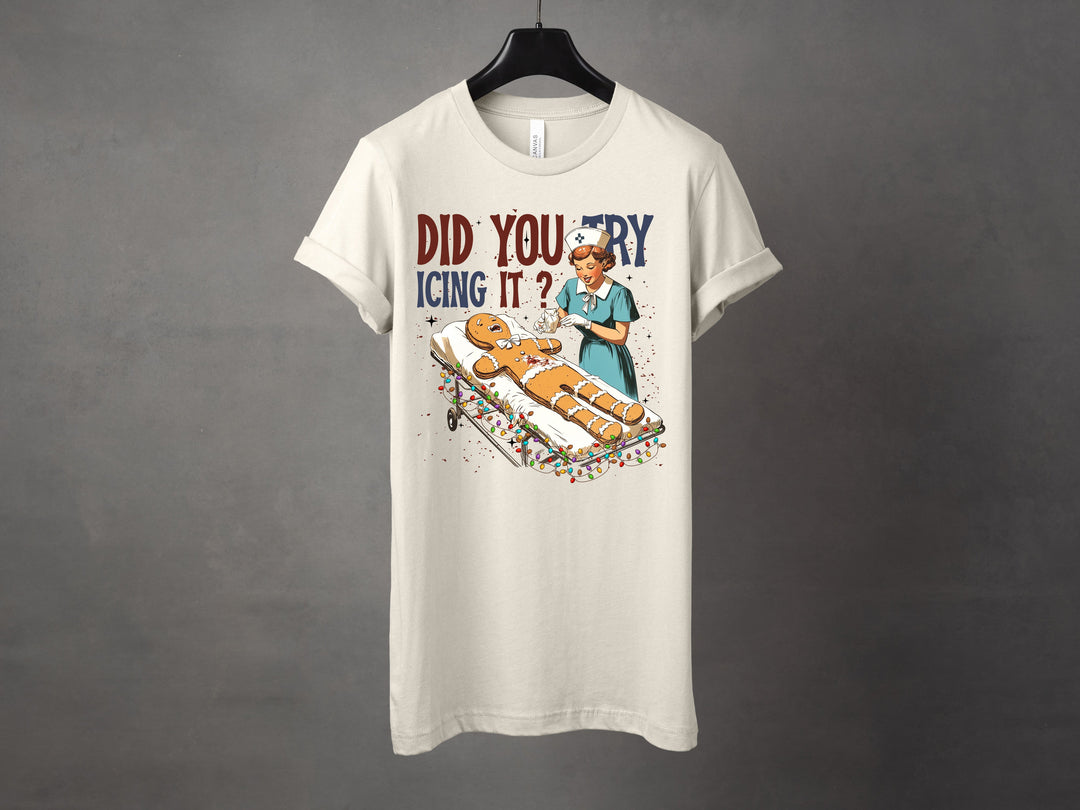 Try Icing It Graphic Tee and Crewneck