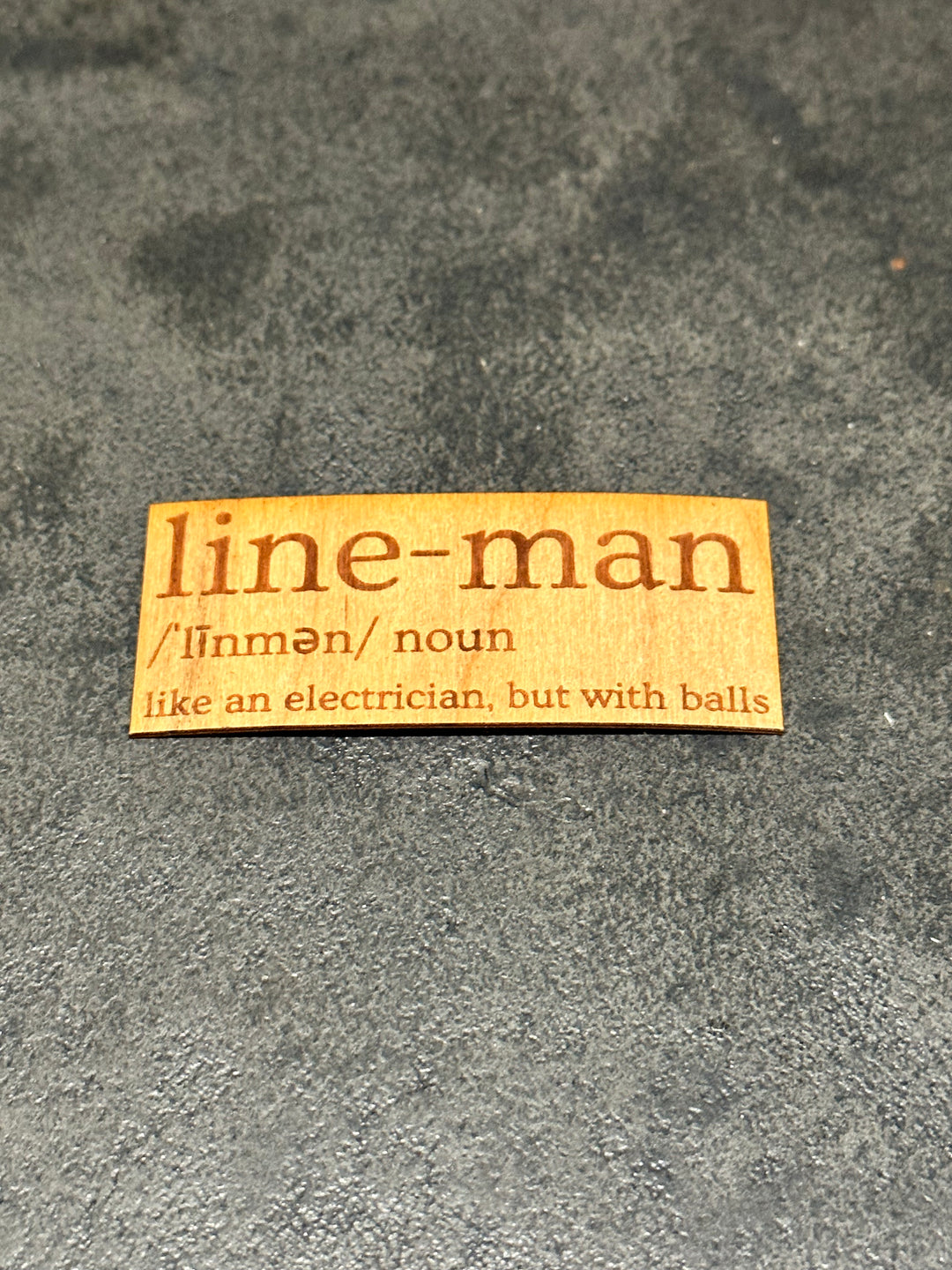 Hard Hat Stickers | Lineman Wood Stickers | Six Twelves Clothing Co.