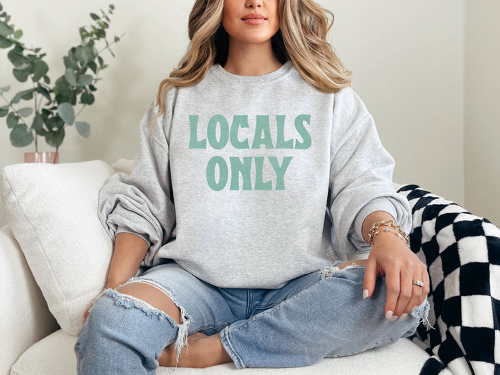 Locals Only Graphic Tee and Crewneck