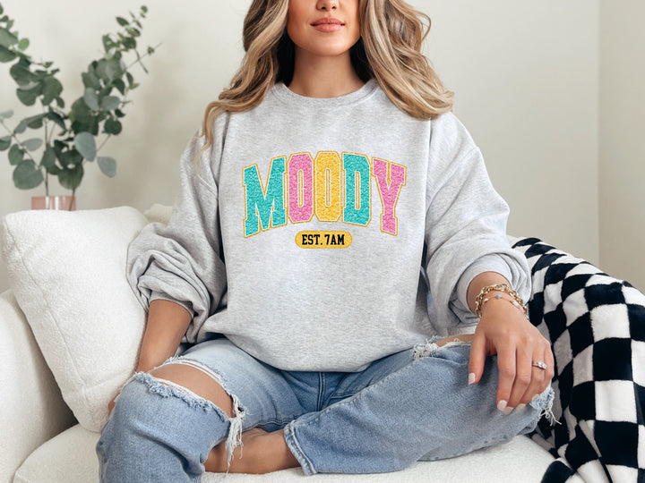 Moody Graphic Tee and Crewneck