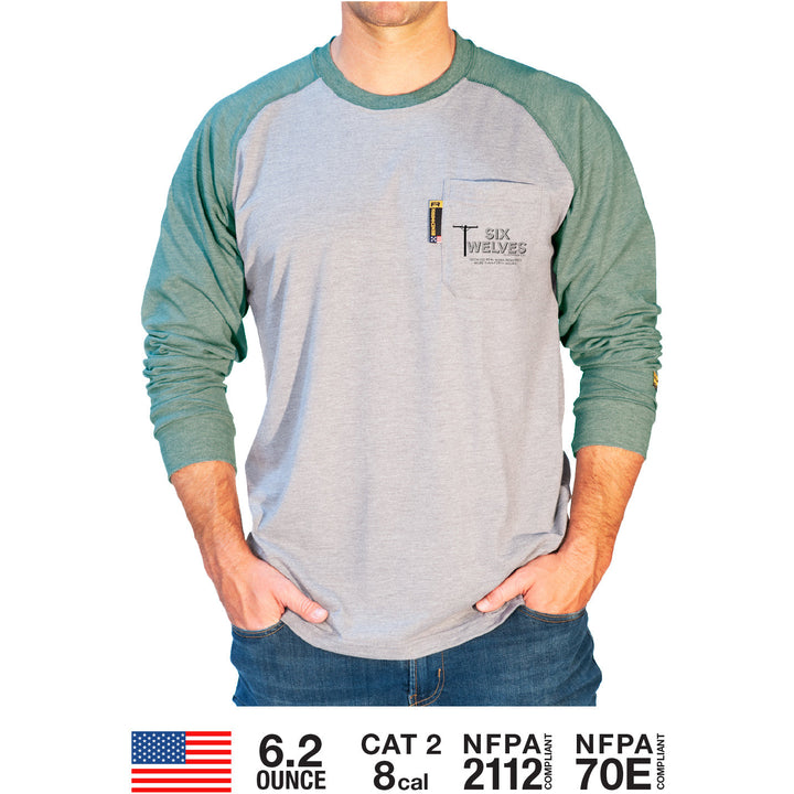 Long Sleeve Graphic Shirts | Raglan Shirts | Six Twelves Clothing Co.