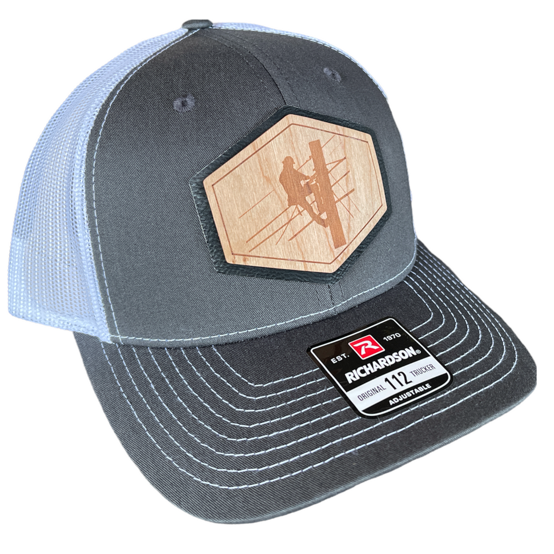 The Lineman Wooden Patch Hat