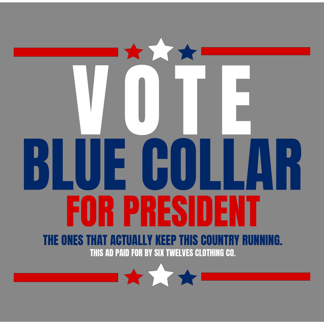 VOTE BLUE COLLAR T-SHIRT